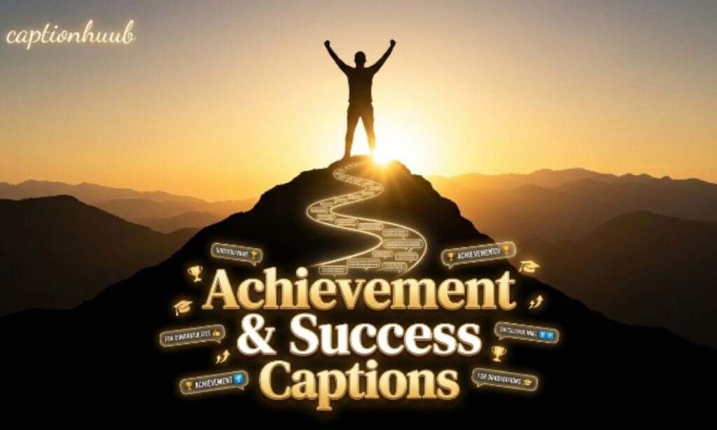 Achievement & Success Captions