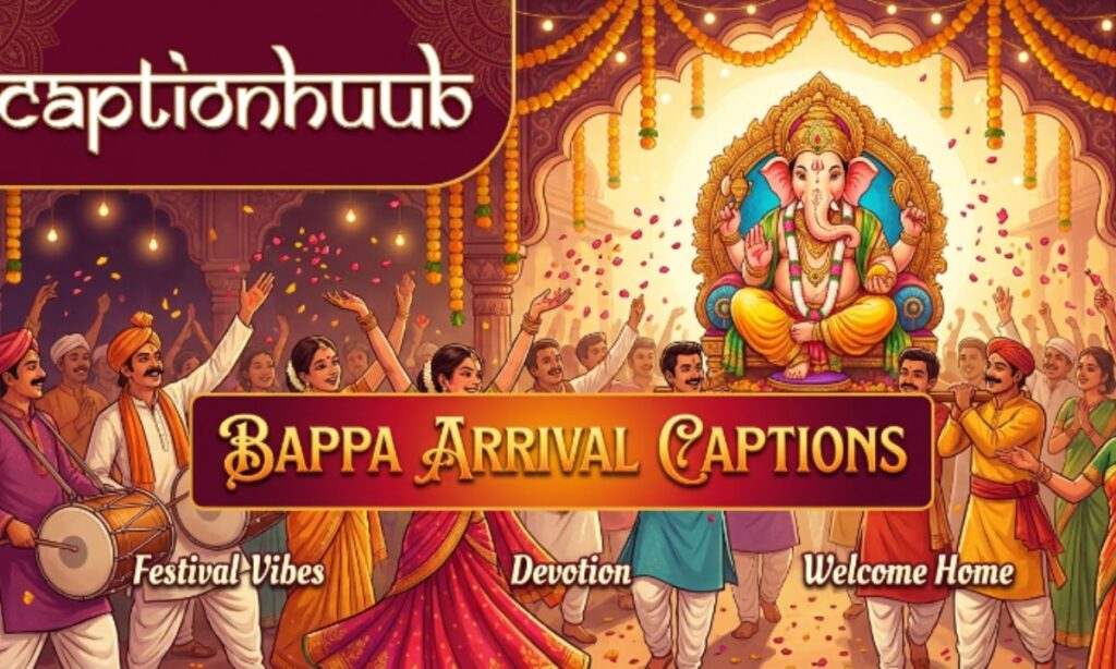Bappa Arrival Captions