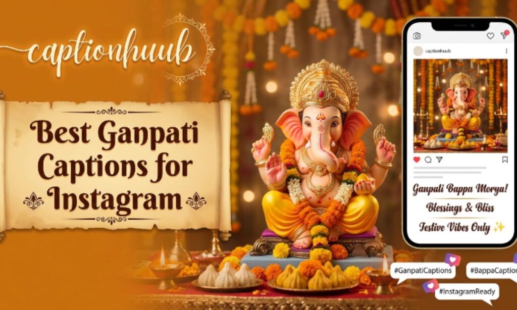 Best Ganpati Captions for Instagram