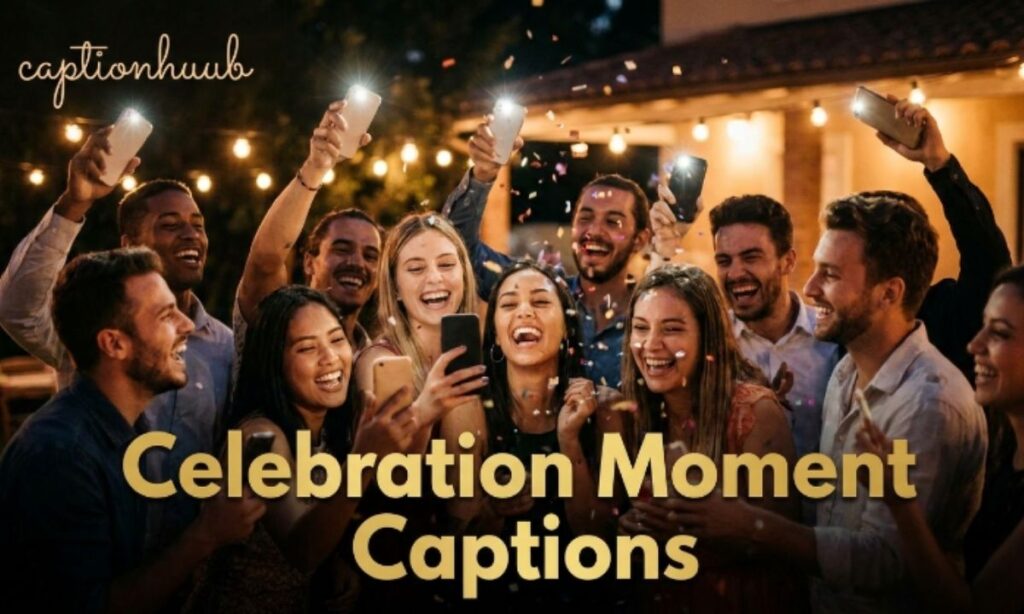 Celebration Moment Captions