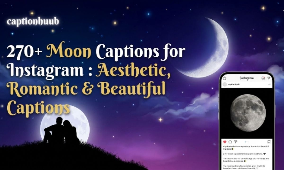 Moon Captions for Instagram