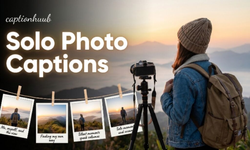 Solo Photo Captions