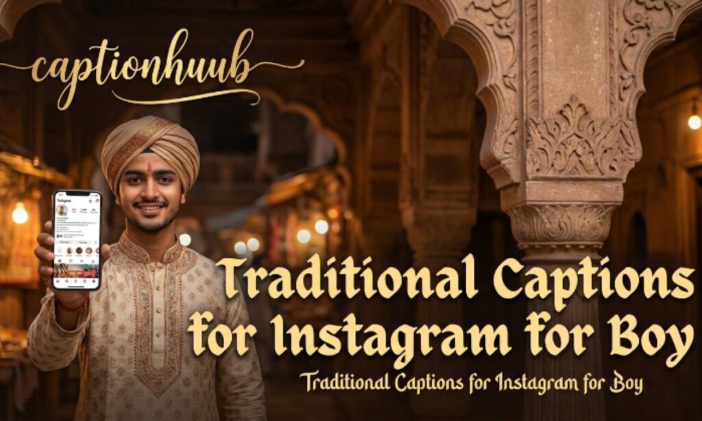 Traditional Captions for Instagram for Boy
