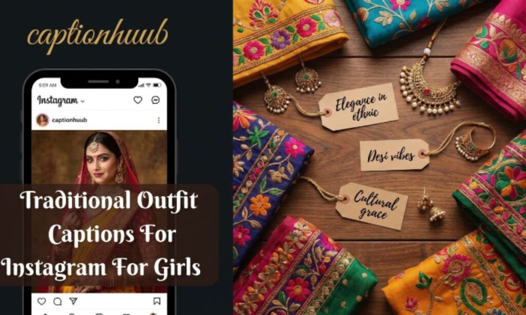 Traditional Outfit Captions For Instagram For Girls