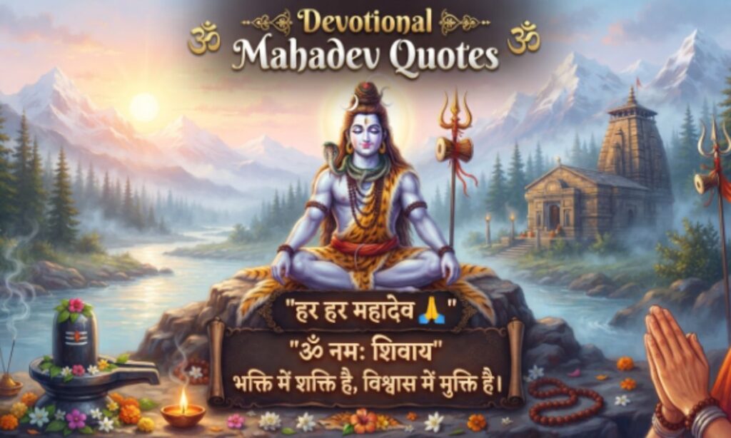 devotional mahadev quotes