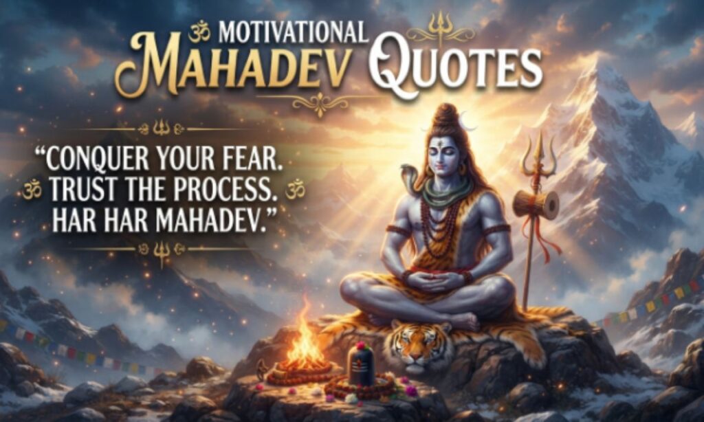motivational mahadev quotes