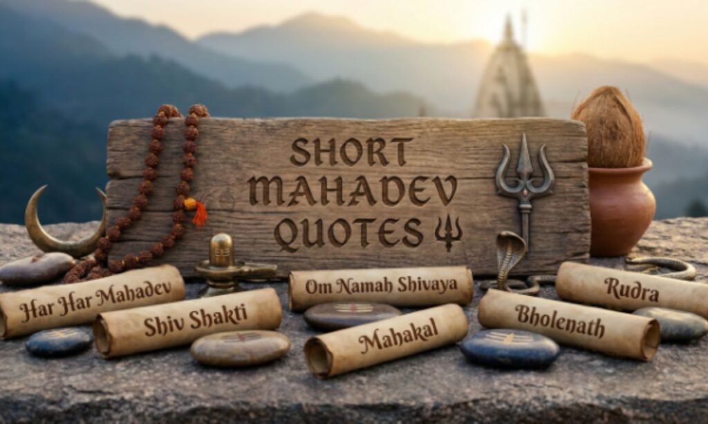 short mahadev quotes