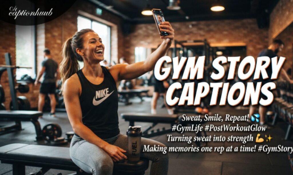 Gym Story Captions