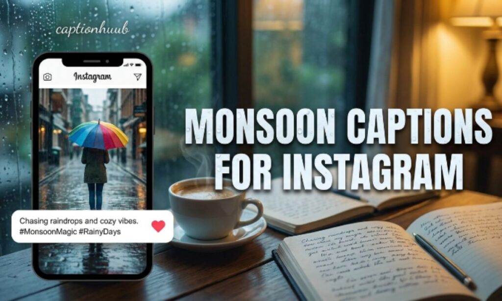 Monsoon Captions for Instagram