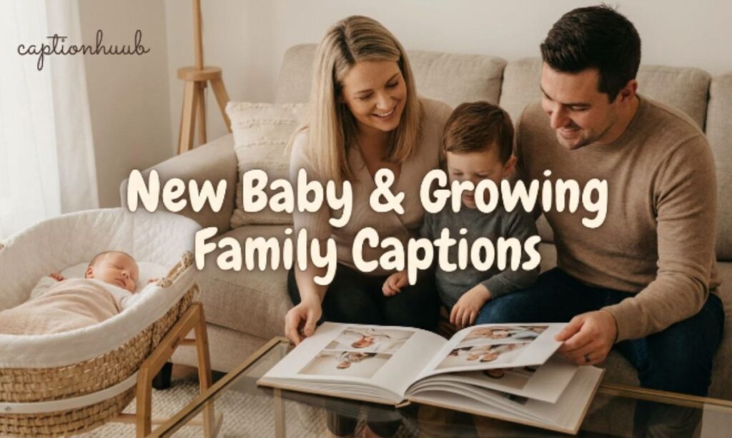 New Baby & Growing Family Captions