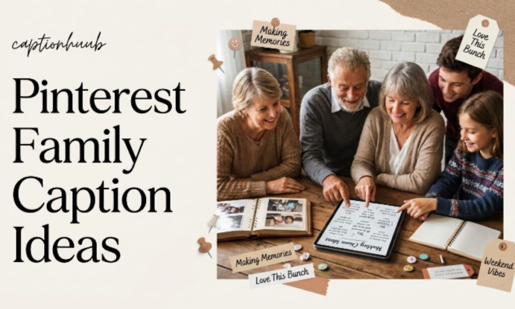 Pinterest Family Caption Ideas