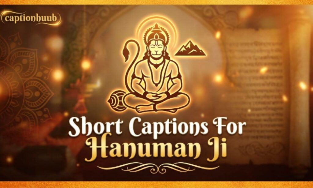 Short Captions For Hanuman Ji