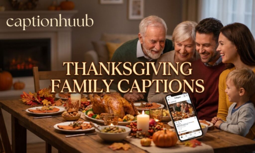 Thanksgiving Family Captions